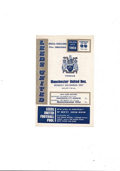 Latest Football Programmes Listed today