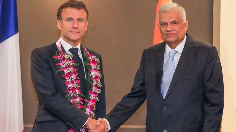 பிரான்ஸ் ஜனாதிபதி இலங்கைக்கு வரலாற்று சிறப்புமிக்க விஜயம்
