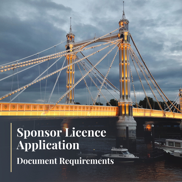 Sponsor Licence Application: Document Requirements