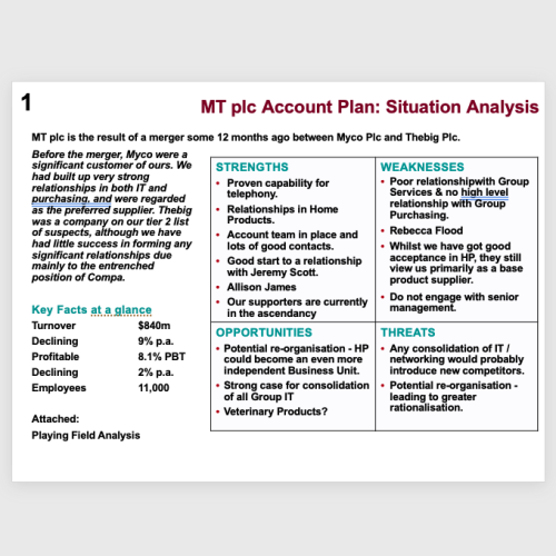 Example 3+1 Plan