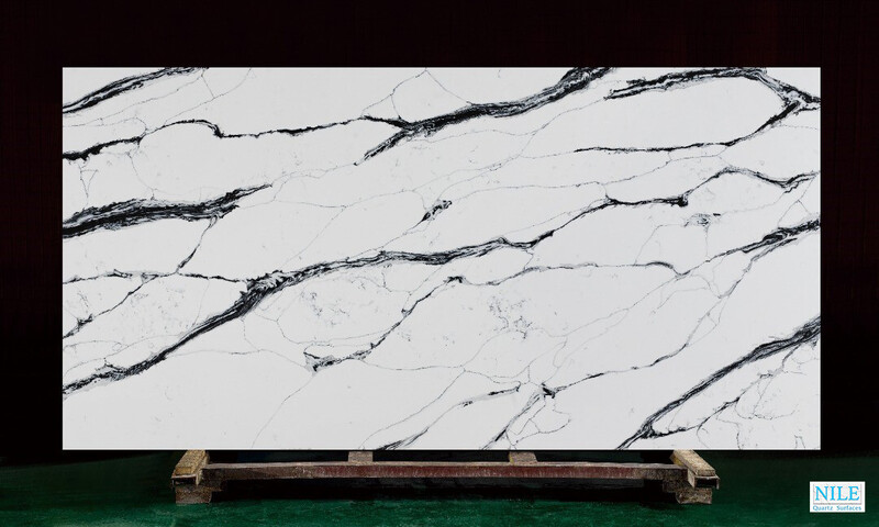 Nilestone Calacatta Black Fusion