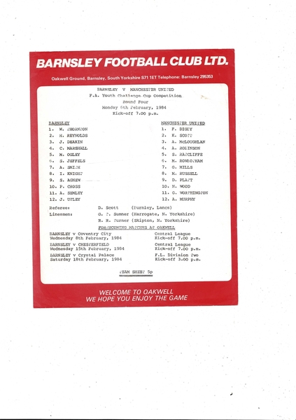 Latest Football Programmes Listed today