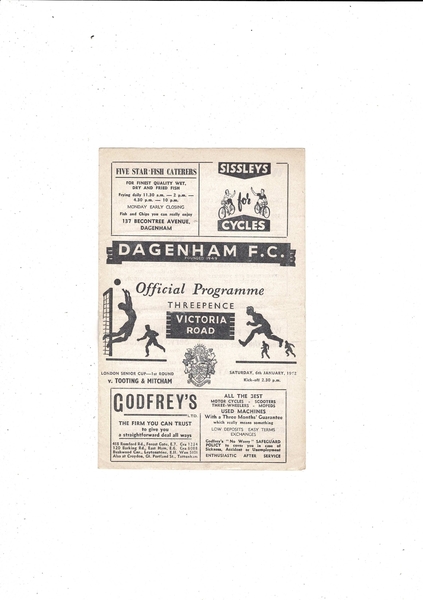 Many more Football Programmes listed today