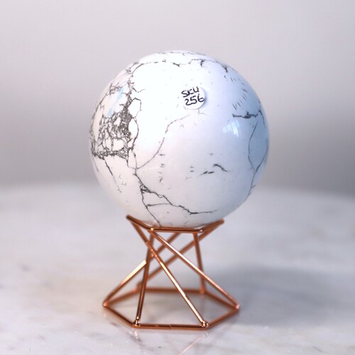Howlite Crystal Sphere