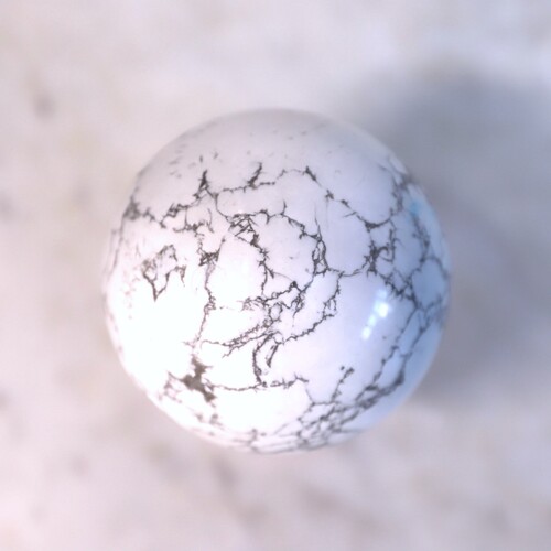 Howlite Crystal Sphere