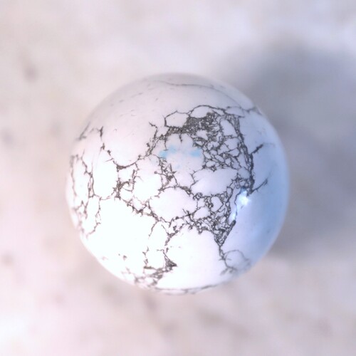 Howlite Crystal Sphere