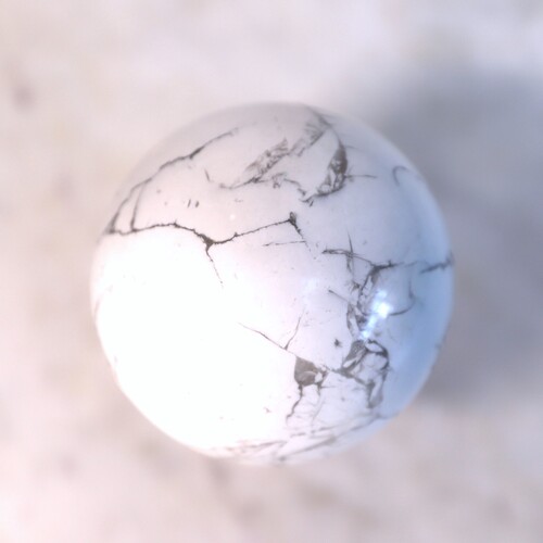 Howlite Crystal Sphere
