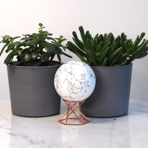 Howlite Crystal Sphere