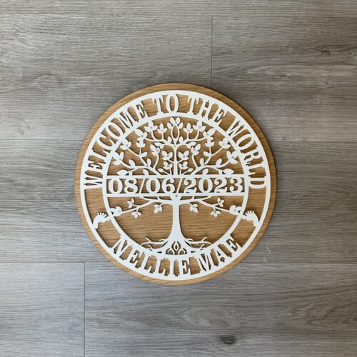 ‘’Welcome to the World’’ Tree of Life Monogram