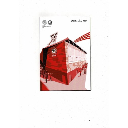 Brentford v Lille Friendly Football Programme 2023/24