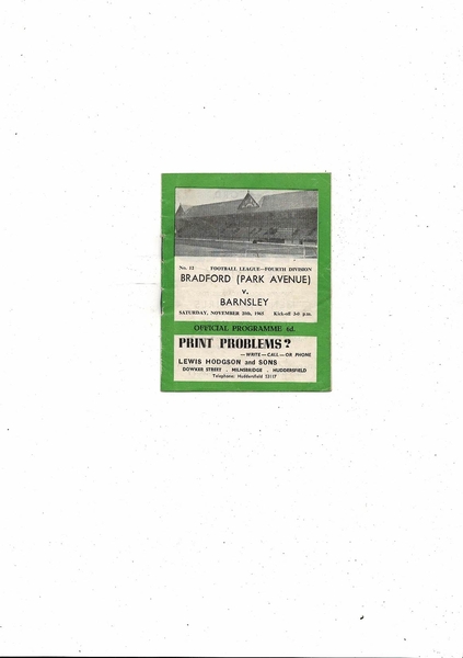 More Football Programmes listed today