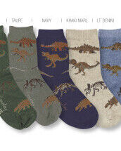 Real Dinosaurs Sock - Light Denim