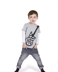 Real Dinosaurs Sock - Light Denim