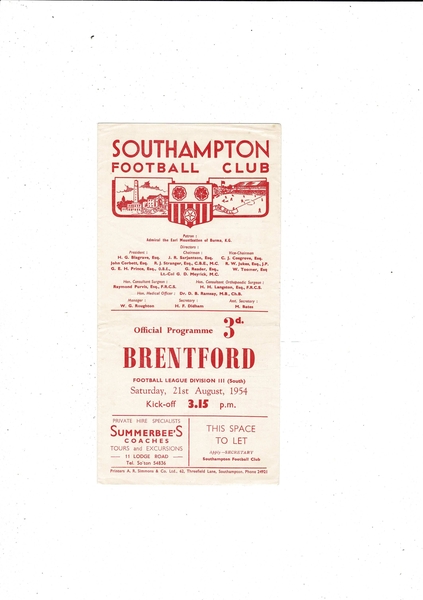 More Football Programmes listed today
