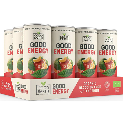 Good Earth Tea Co. Guayusa, Orange & Tangerine Energy Drink 250ml