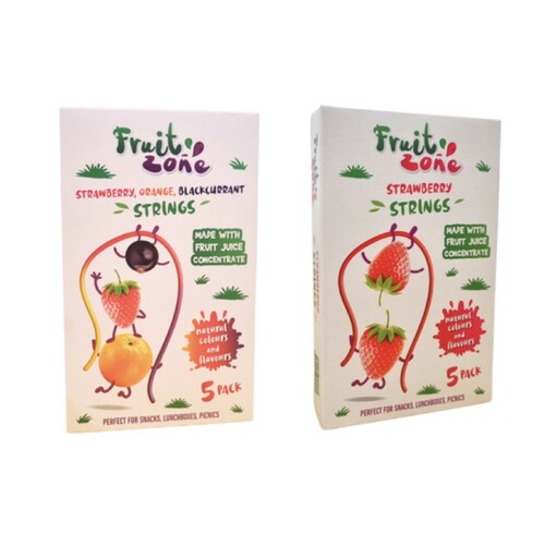 Fruit Strings by Fruit Zone 100g (5x20g)