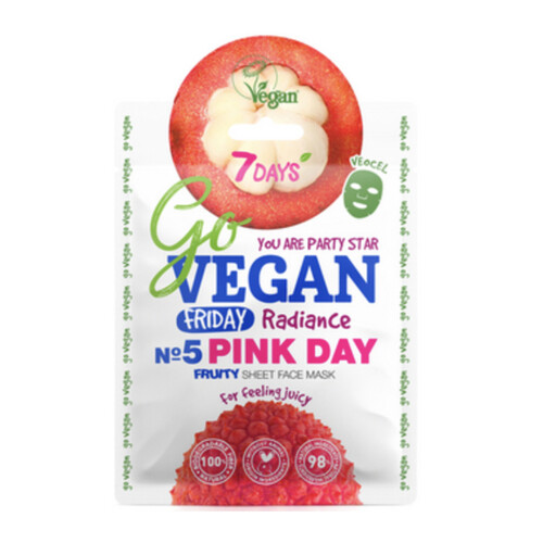 Vegan Hydrating Daily Face Masks with Hyaluronic Acid & Essential Oils 7 days supply!