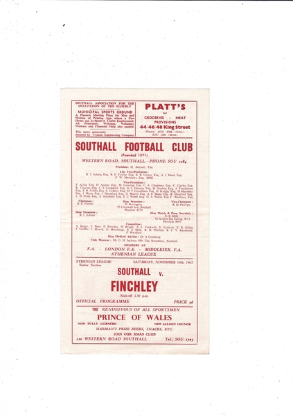 Many more Football Programmes listed today