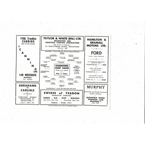 1966/67 Bradford Park Avenue v Chesterfield Football Programme Dec