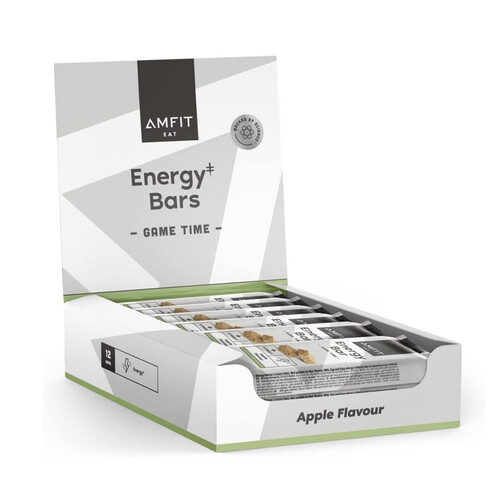 Amfit Date, Oat & Apple Energy Bars by Amazon 60g x 12