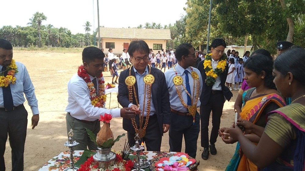 ஜப்பினிய அரசினால் பாடசாலைக்கு புதிய கட்டிடம் கையளிப்பு