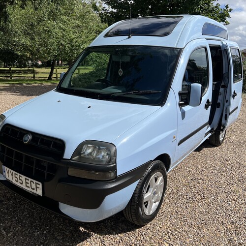 2005 (55)reg Fiat Doblo Dynamic 1.9 JTD Camper Van 2 Berth Rare Colour