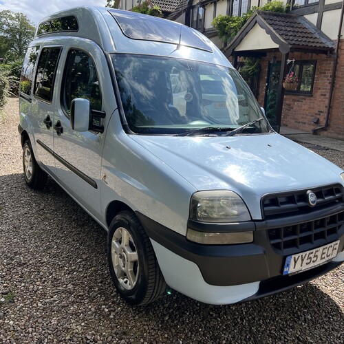 2005 (55)reg Fiat Doblo Dynamic 1.9 JTD Camper Van 2 Berth Rare Colour