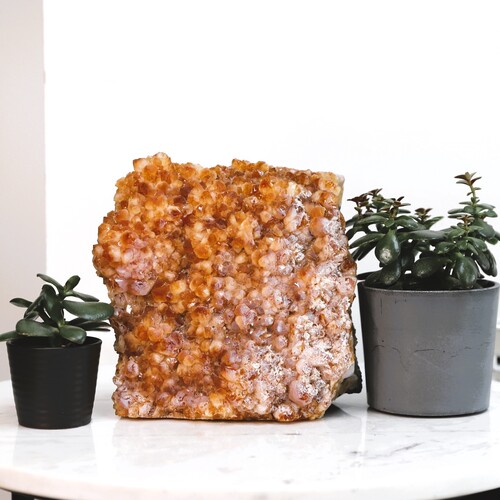 Citrine Cluster Geode