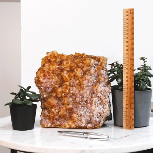 Citrine Cluster Geode