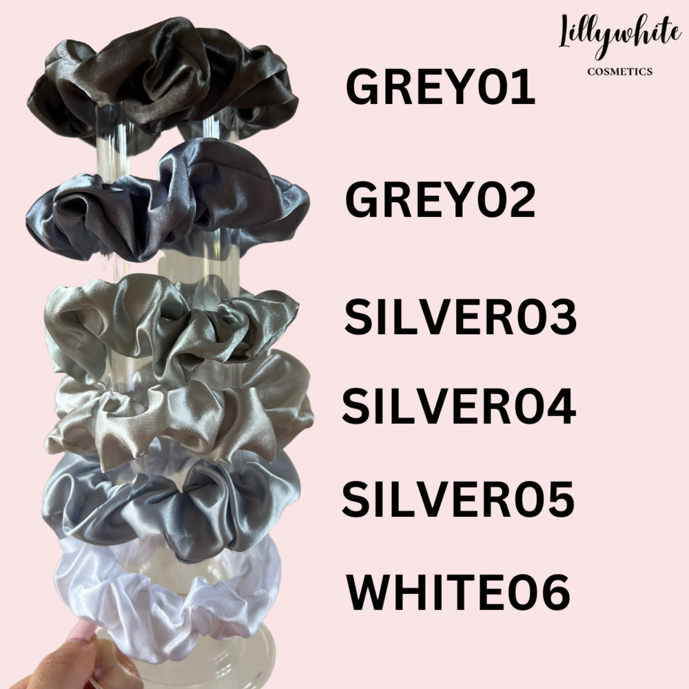 Satin Hair Scrunchies - Regular