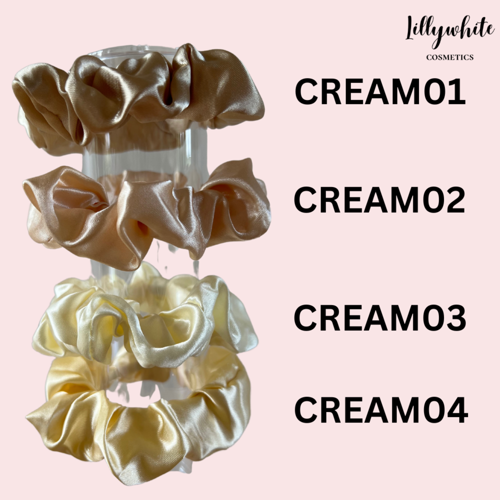 Satin Hair Scrunchies - Regular