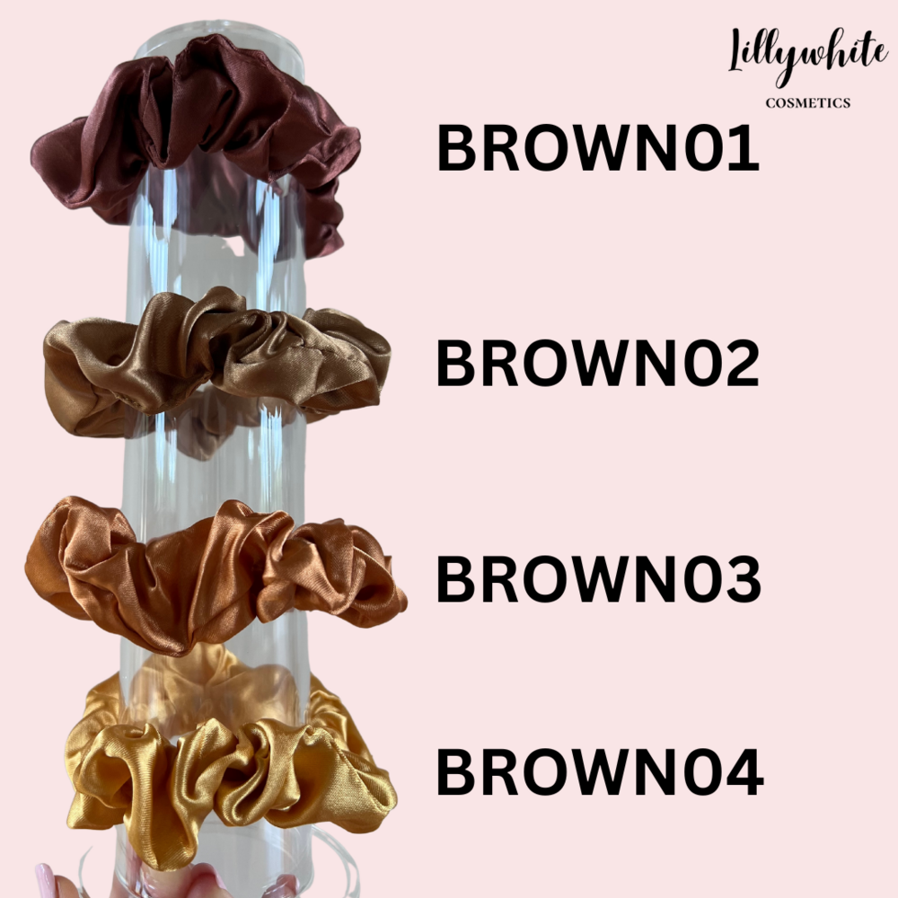 Satin Hair Scrunchies - Regular