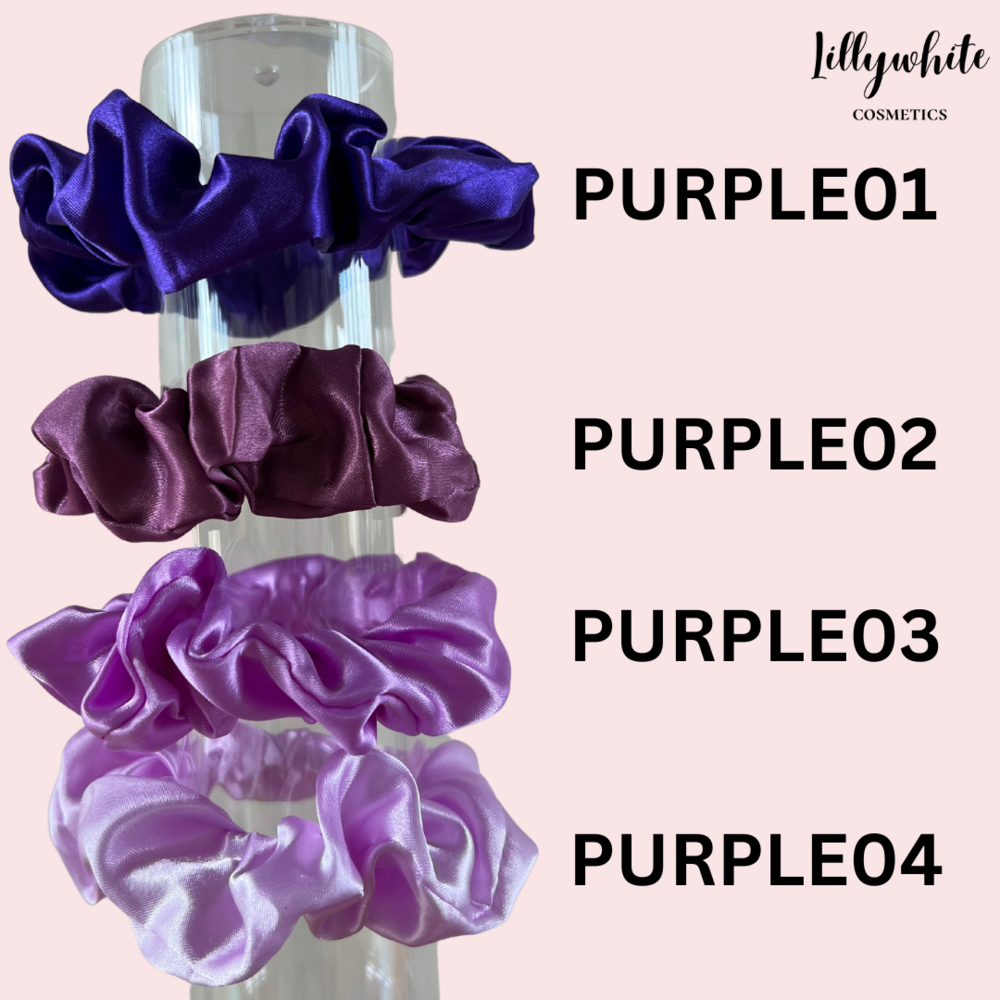 Satin Hair Scrunchies - Regular