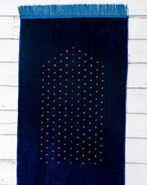 Blue Crushed Velvet
