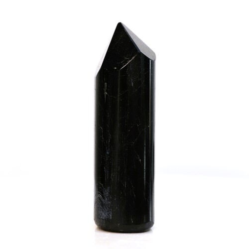 Polished Black Tourmaline Tower Point