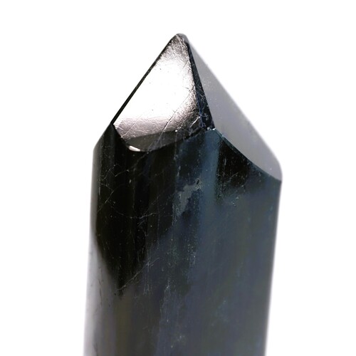 Polished Black Tourmaline Tower Point