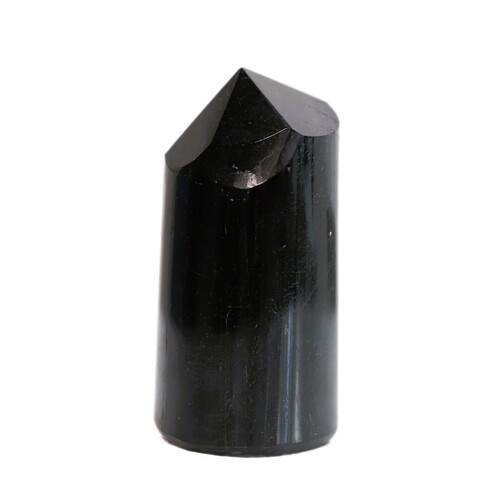 Polished Black Tourmaline Tower Point