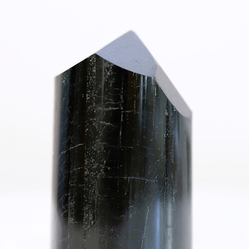 Polished Black Tourmaline Tower Point