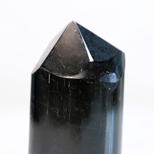 Polished Black Tourmaline Tower Point