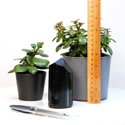 Polished Black Tourmaline Tower Point