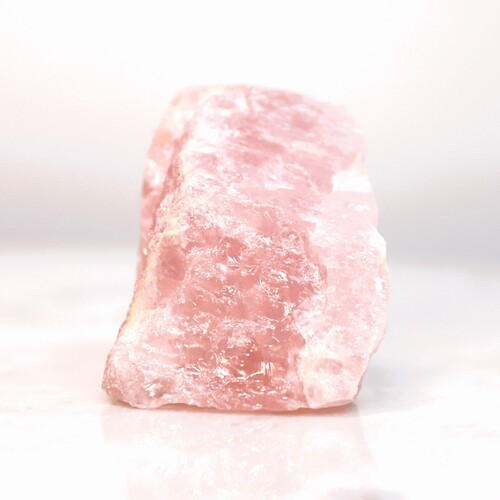 Natural Raw Rose Quartz chunk