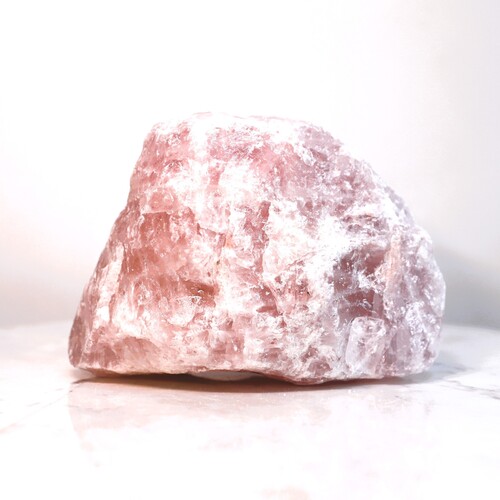 Natural Raw Rose Quartz free form