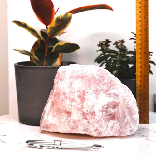 Natural Raw Rose Quartz free form