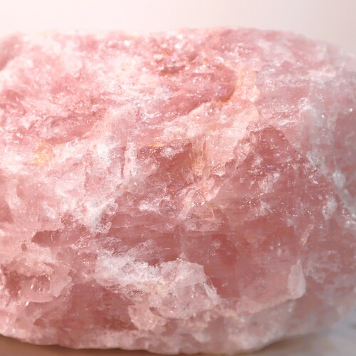 Natural Raw Rose Quartz free form