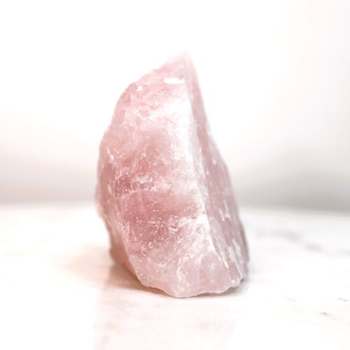 Natural Raw Rose Quartz chunk