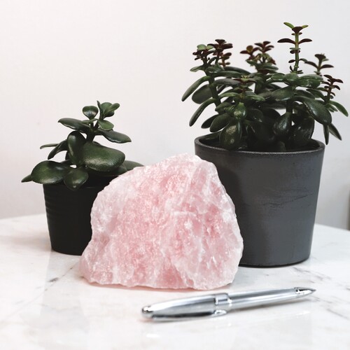 Natural Raw Rose Quartz chunk