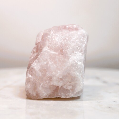 Natural Raw Rose Quartz free form