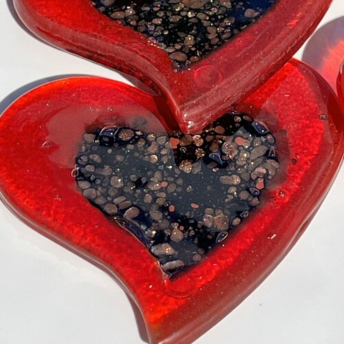 Fedra Red - Heart Coasters