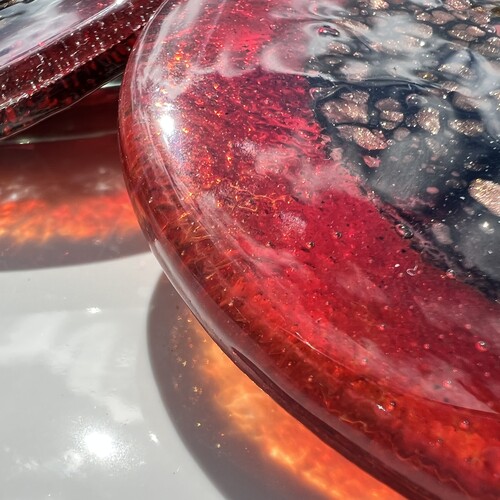 Fedra Red - Round Coasters