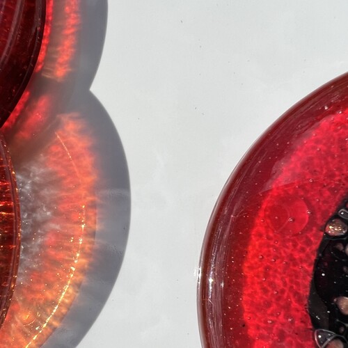 Fedra Red - Round Coasters